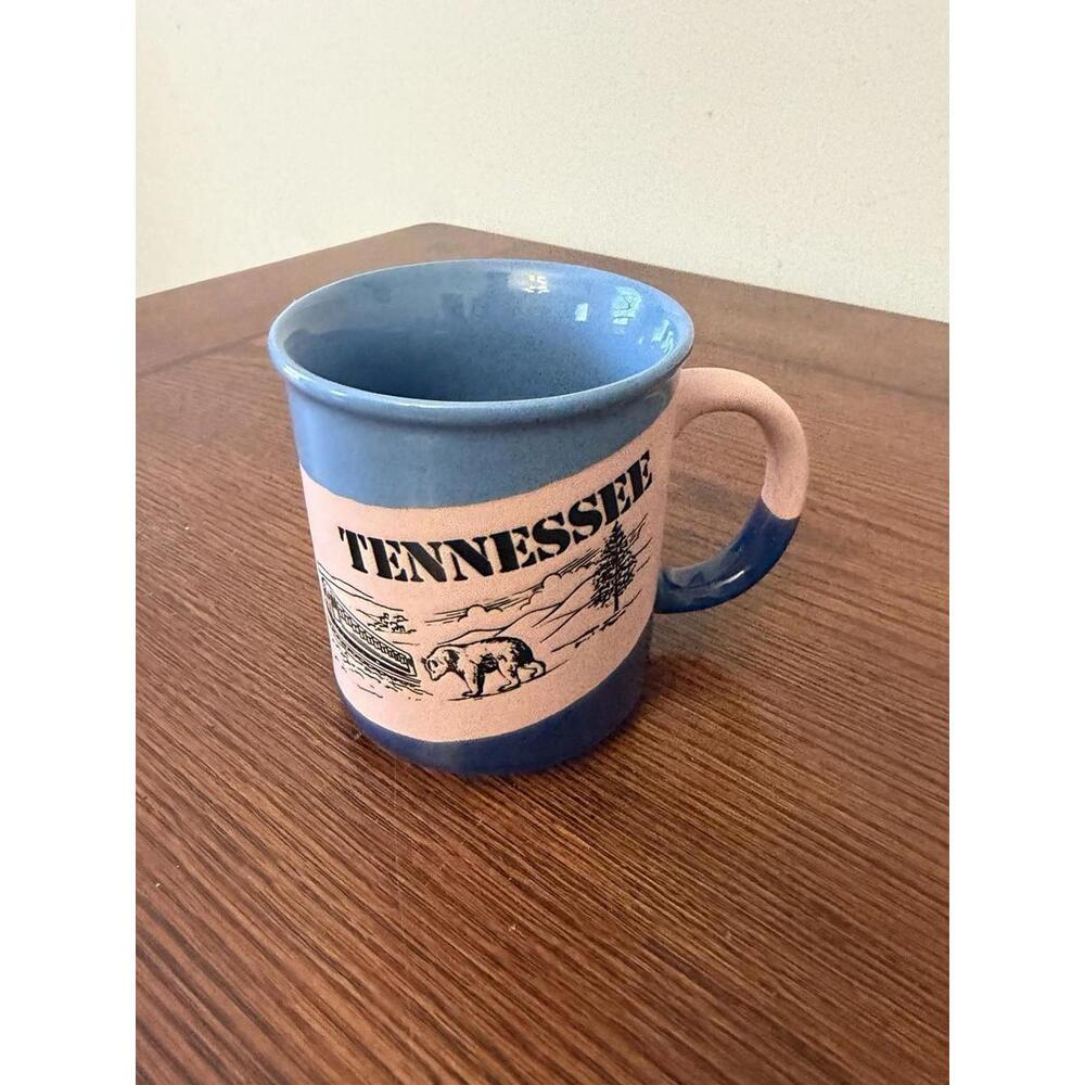 Tennessee Glazed Ceramic Coffee Tea Mug Novelty Souvenir Ferry Bear Horse 12 oz